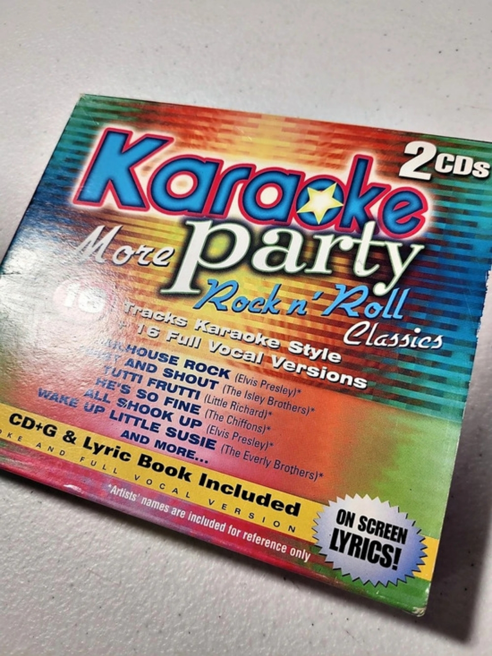 Karaoke Party More Party Rock 'n' Roll Classics 2-CD Karaoke Set